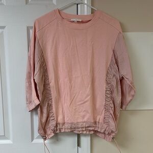 Joh Pink Blouse Drawstring Hem